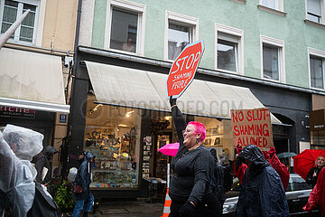 Sluktwalk Demonstration in München 2024