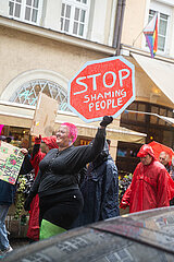 Sluktwalk Demonstration in München 2024