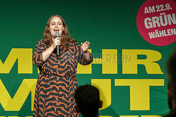 Ricarda Lang - Wahlkampfauftritt in Teltow  14.09.2024