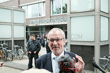 Volker Beck an der TU Berlin: Gegenprotest