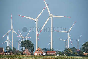 Windparks in Dithmarschen