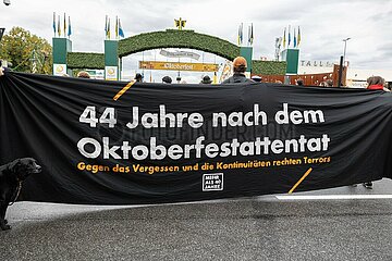 Gedenken an das Oktoberfestattentat in München