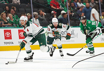 NHL: Dallas Stars v Minnesota Wild