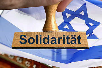 Symbolischer Stempel Solidaritaet