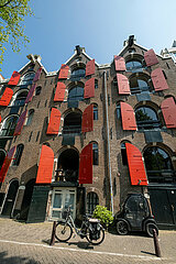 Niederlande  Amsterdam - Historisches Speicherhaus im Grachtenguertel