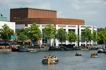 Niederlande  Amsterdam - Het Muziektheater  Nationale Opera & Ballet an der Amstel im Grachtenguertel