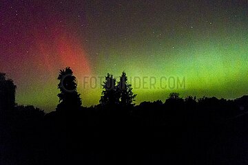 Polarlichter über dem Barnim