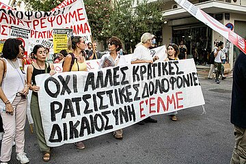 Greece: Protestors demand justice for the death of Mohammer Kamran