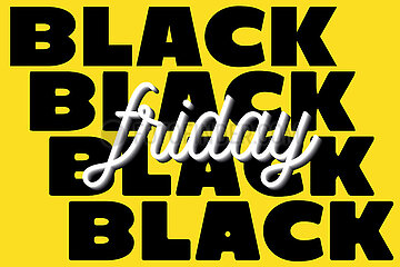 Black Friday Werbebanner Grafik