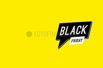 Black Friday Werbebanner Grafik