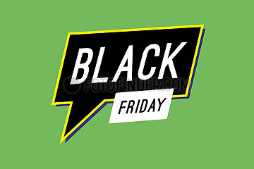 Black Friday Werbebanner Grafik