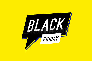 Black Friday Werbebanner Grafik