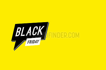 Black Friday Werbebanner Grafik