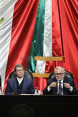 Governor of the state of Sinaloa  Ruben Rocha Visit Mexican Congress