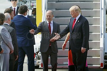 Olaf Scholz und Donald Trump