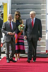 Olaf Scholz und Donald Trump