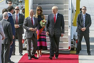 Olaf Scholz und Donald Trump
