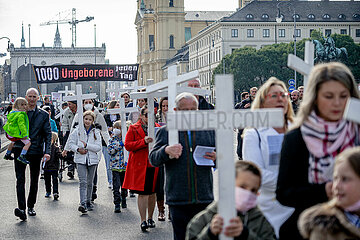 Tausend Kreuze Marsch in München