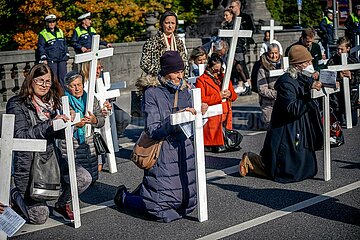 Tausend Kreuze Marsch in München