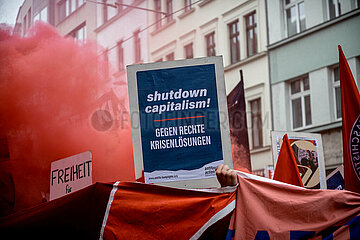 Wir sind alle LinX Demonstration in Leipzig