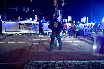 Massive Polizeigewalt bei Hanau Gedenk-Demo in München