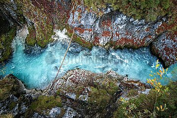 Die Leutascher Geisterklamm bei Mittenwald