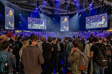 Andre Agassi auf der ISPO 2024 in München