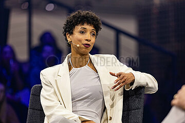 Malaika Mihambo auf der ISPO 2024 in München