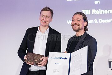 Dieter-Hildebrandt-Preisverleihung an Till Reiners in München