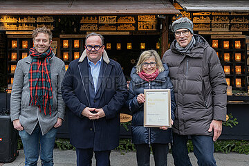 Schönster Stand und schönste Bude auf dem Münchner Christkundlmarkt