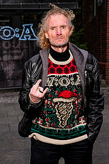 Holger Huebner beim Bloody X-Mas Markt in Berlin  19.12.2024