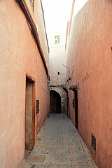 Marrakech street  Morocco  March 2023