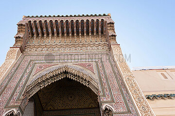 Monsque in Marrakech  Morocco  March 2023
