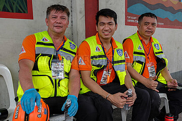 Incident Management Team members prepare for Translacion 2025