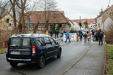 Widersetzen: Proteste gegen den AfD Bundesparteitag in Riesa