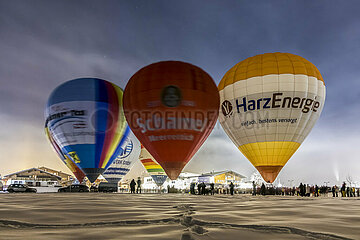Ballonglühen in Grän - Tirol  Tannheimertal