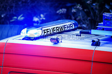 Blaulicht der Feuerwehr