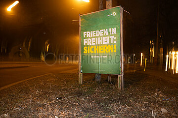 Bundestagswahl 2025: Wahlplakate im Münchner Norden