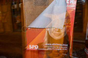 Bundestagswahl 2025: Wahlplakate im Münchner Norden