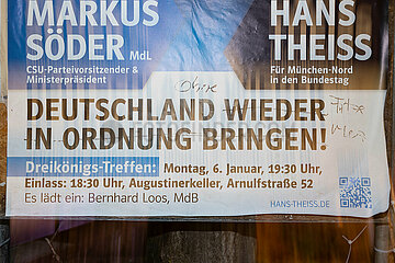 Bundestagswahl 2025: Wahlplakate im Münchner Norden