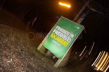 Bundestagswahl 2025: Wahlplakate im Münchner Norden