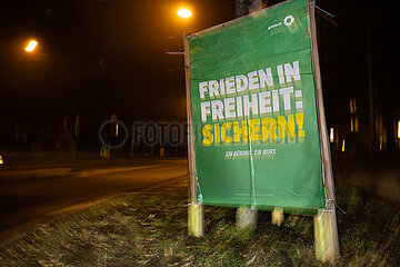 Bundestagswahl 2025: Wahlplakate im Münchner Norden