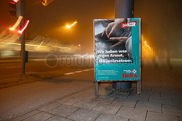Bundestagswahl 2025: Wahlplakate im Münchner Norden