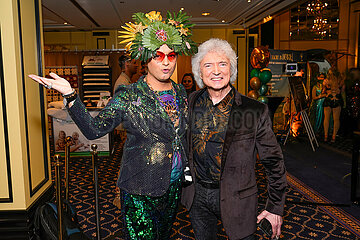 Julian F.M. Stoeckel & Peter Orloff bei der 07. Dschungelparty  24.01.2025