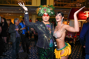 Julian F.M. Stoeckel & Micaela Schaefer bei der 07. Dschungelparty  24.01.2025