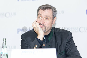 Ministerpräsident Markus Söder im Presseclub München
