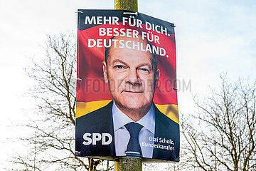 SPD Wahlplakat in Schleswig
