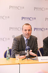 Manfred Weber im Presseclub München