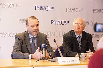 Manfred Weber im Presseclub München