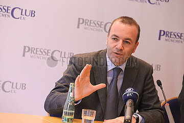Manfred Weber im Presseclub München